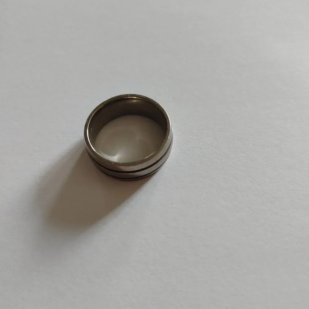 Wedding Band Size 8.5 TITANIUM FC Ring - Picture 7 of 7